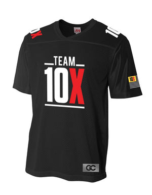 Team 10X Football Jersey (Personalized)