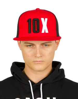 10X Flat Bill Trucker Hat