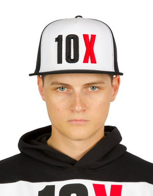 10X Flat Bill Trucker Hat