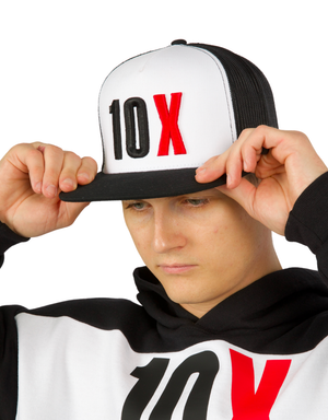 10X Flat Bill Trucker Hat