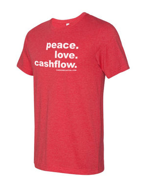 Peace. Love. Cashflow. T-Shirt