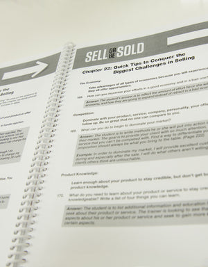 Sell or Be Sold Trainer's Manual eBook