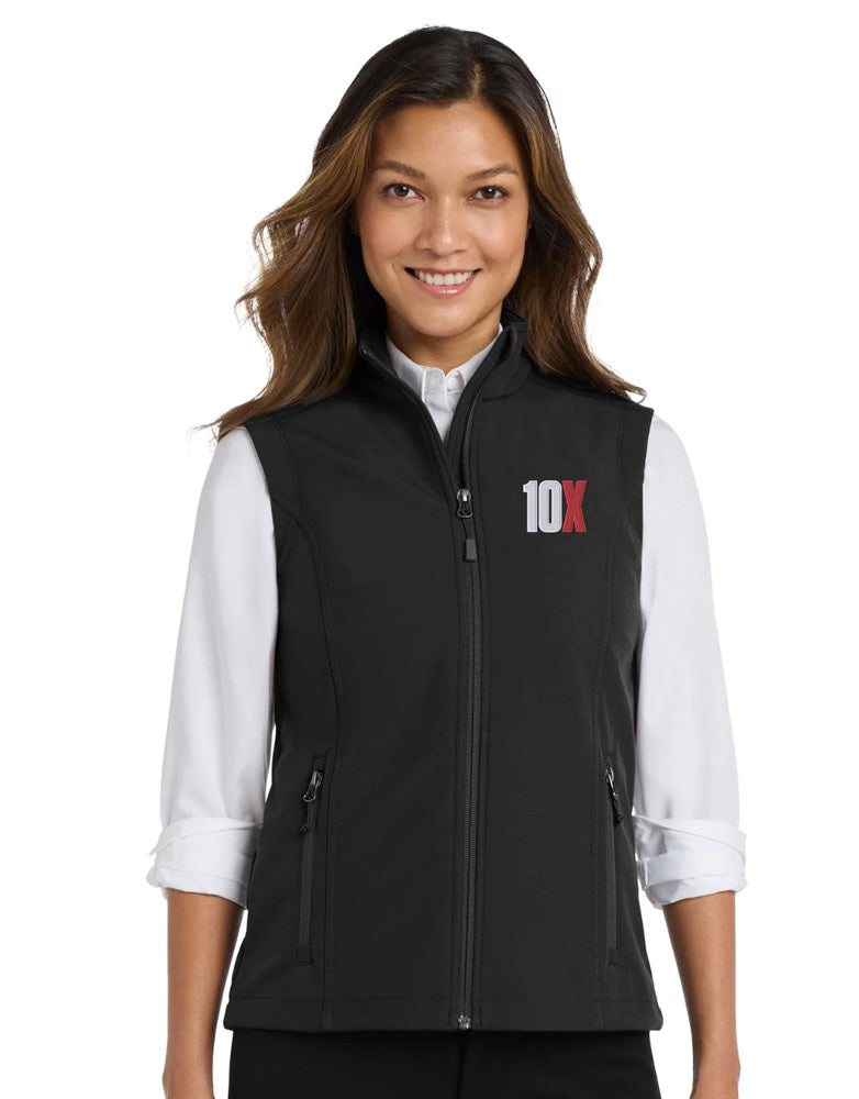 10X Ladies Core Soft Shell Vest