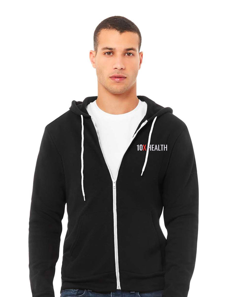 10X Health Fleece Full-Zip Hoodie - Grant Cardone Training Technologies