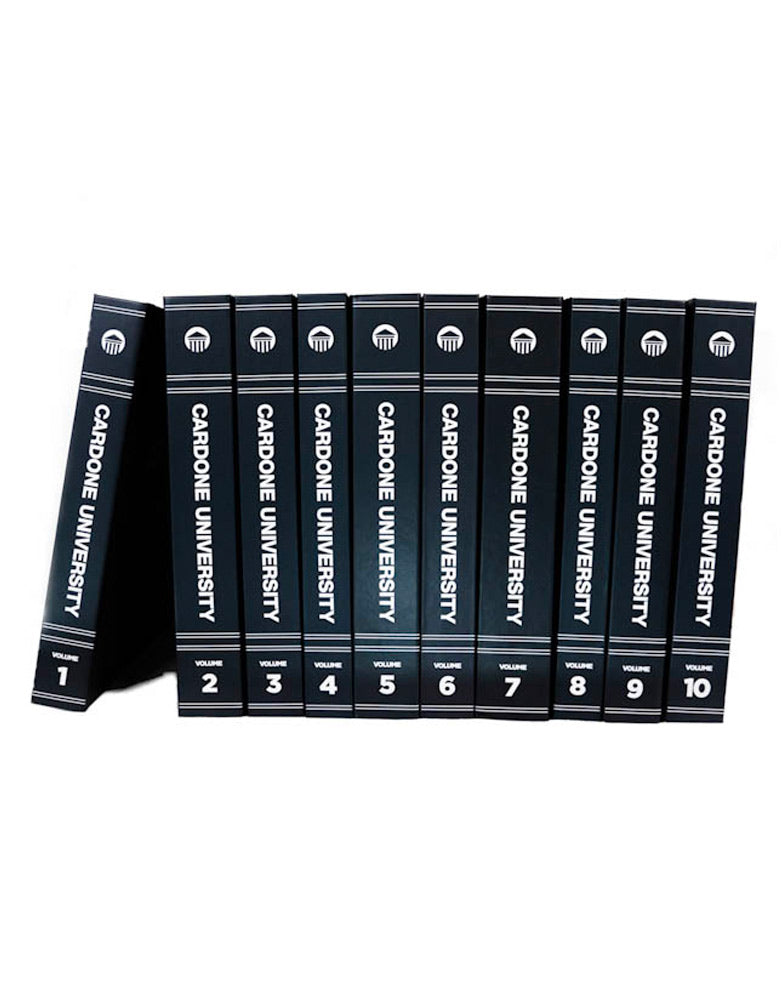 Cardone University Full Curriculum Volumes (All 10)