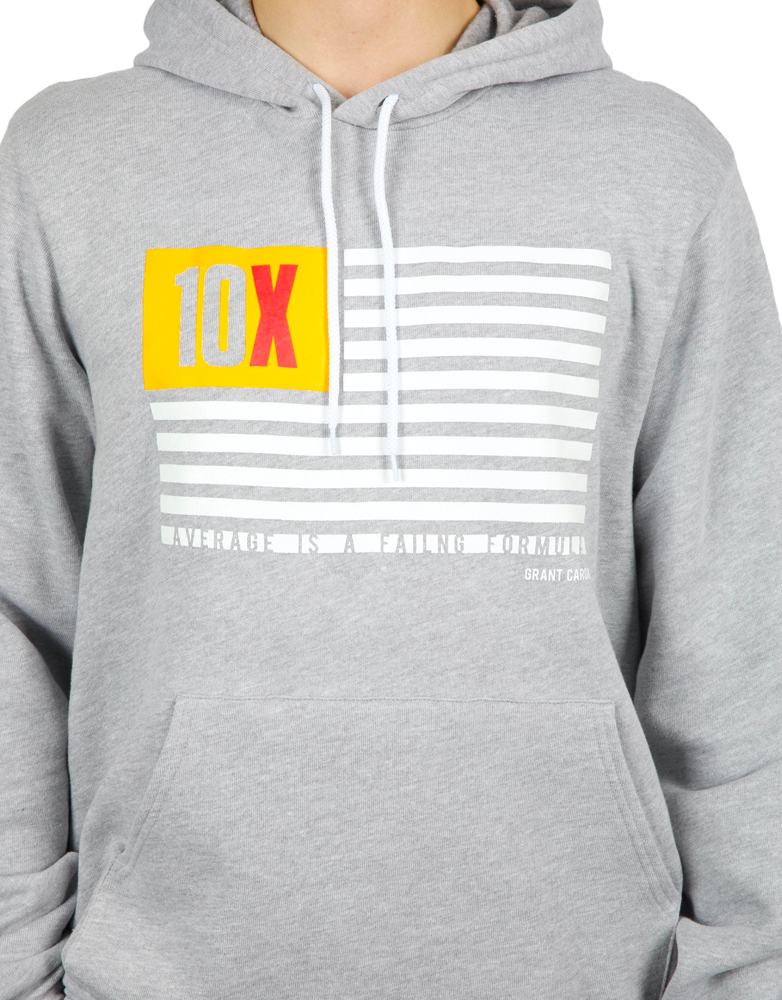 10X Average is a failing formula Hooded Sweatshirt