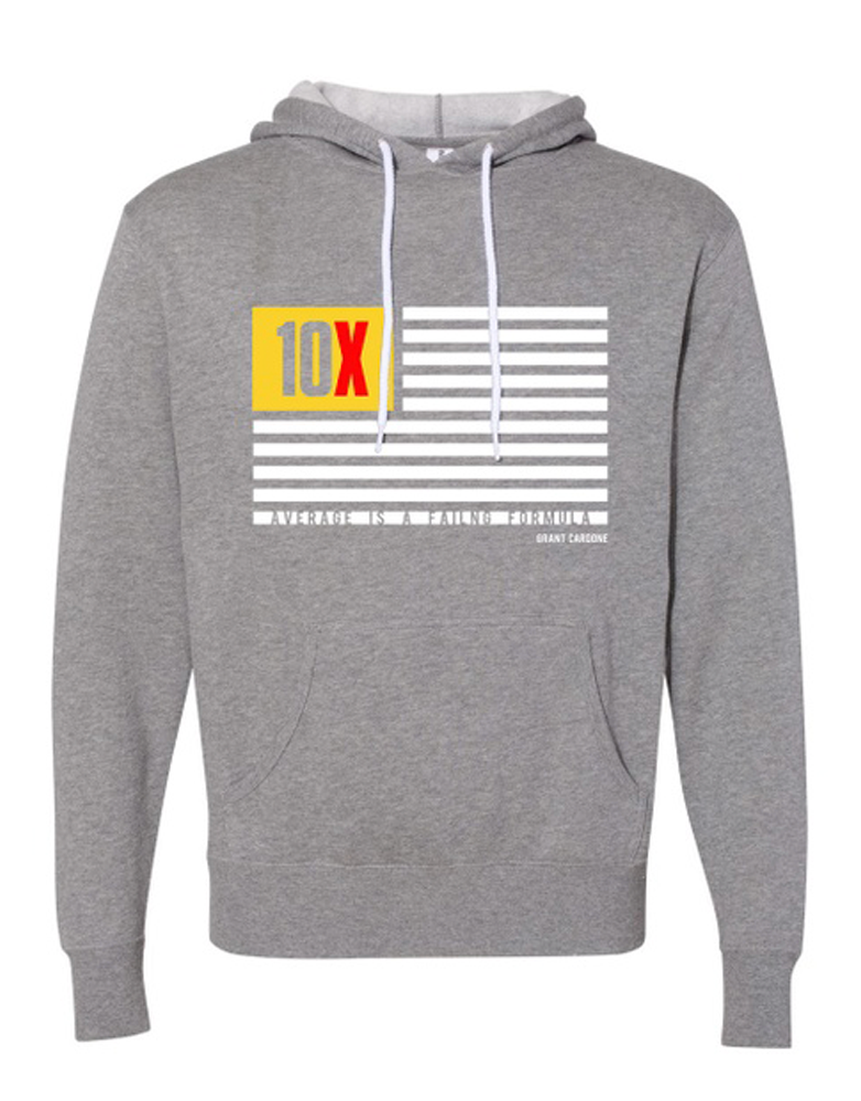 10X Average is a failing formula Hooded Sweatshirt