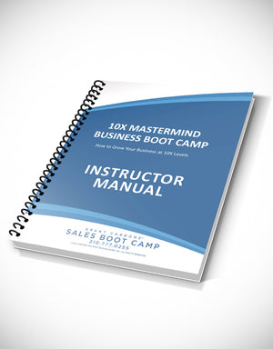 10X Business Boot Camp Trainers Manual