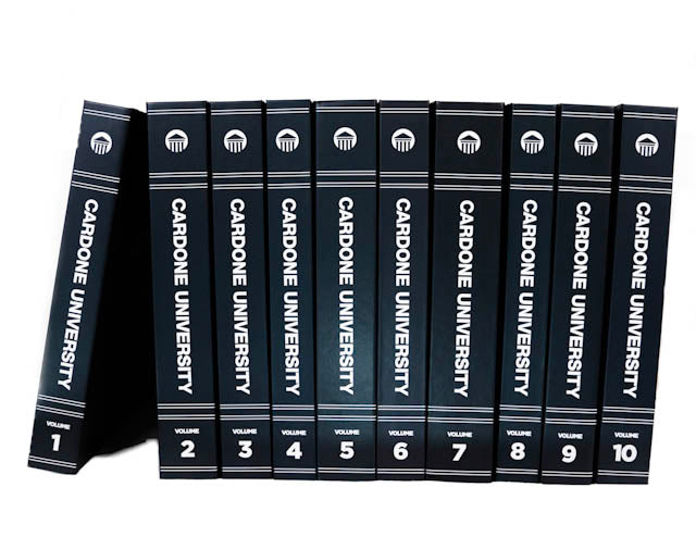Cardone University Full Curriculum Volumes (All 10)