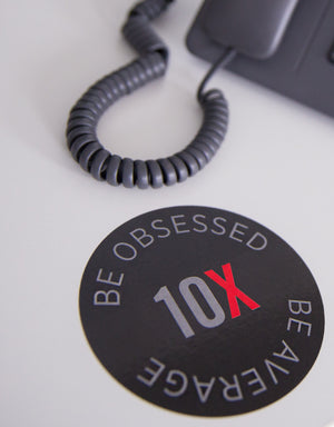 10X Be Obsessed Sticker [10 Pack]