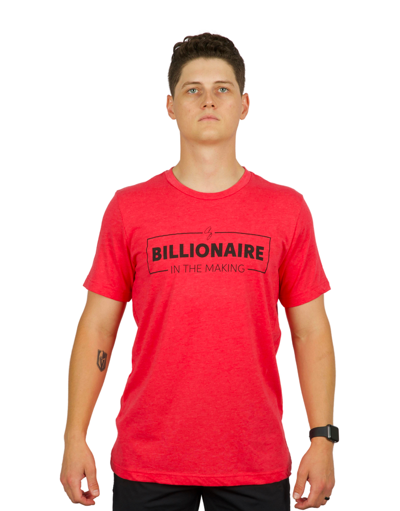 Red billionaire t sales shirt