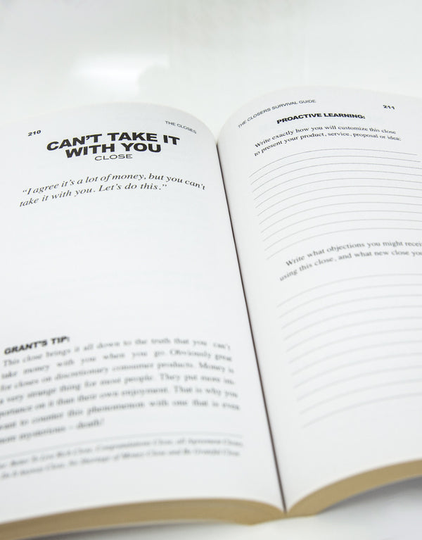 The Closer’s Survival Guide Book - Grant Cardone Training Technologies