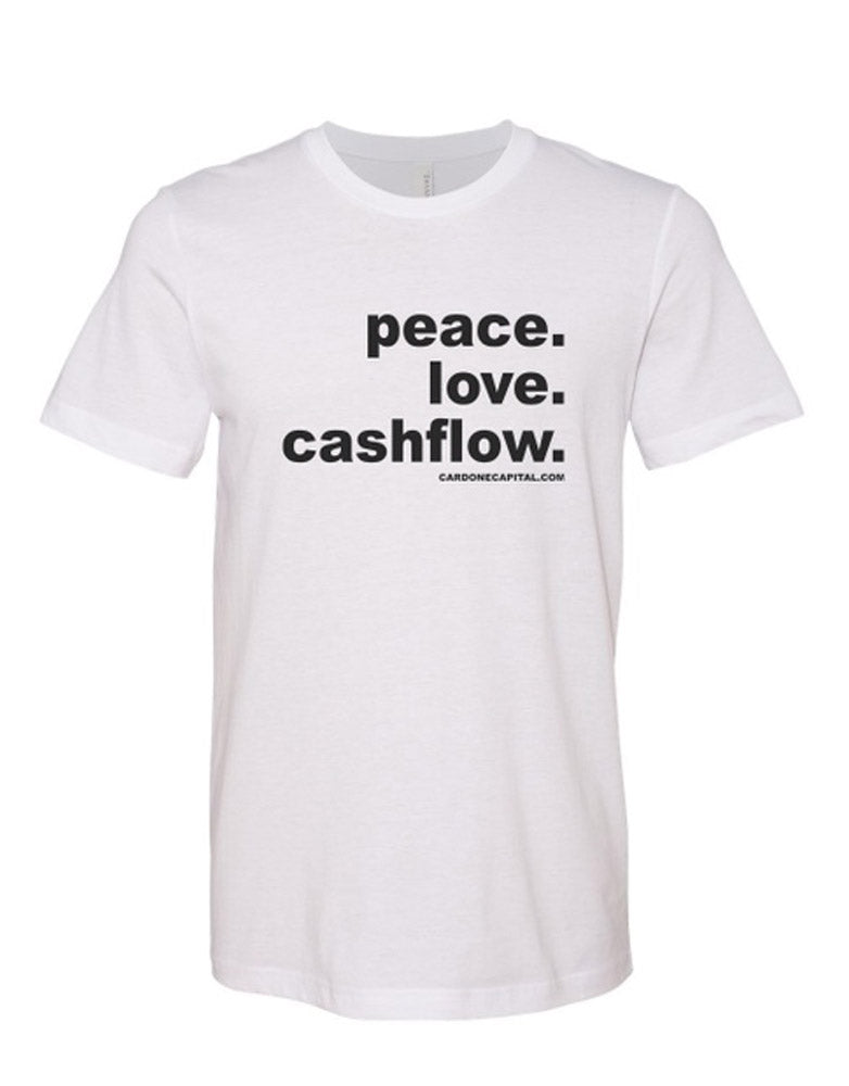Peace. Love. Cashflow. T-Shirt - Grant Cardone Training Technologies