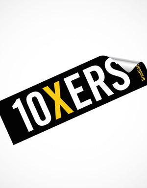 10XERS Motivational Sticker